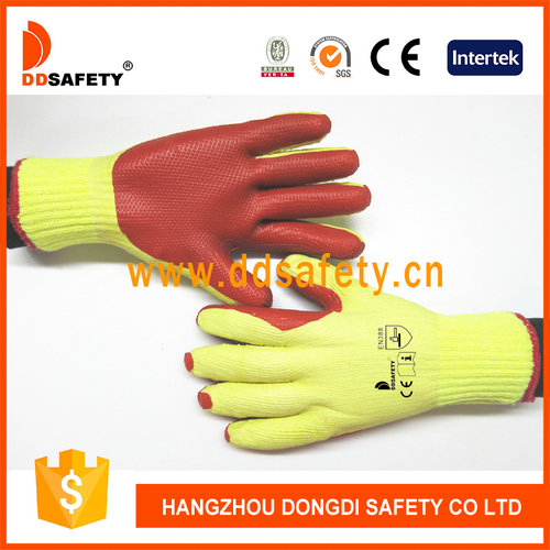 Cotton with red rubber glove-DCL311